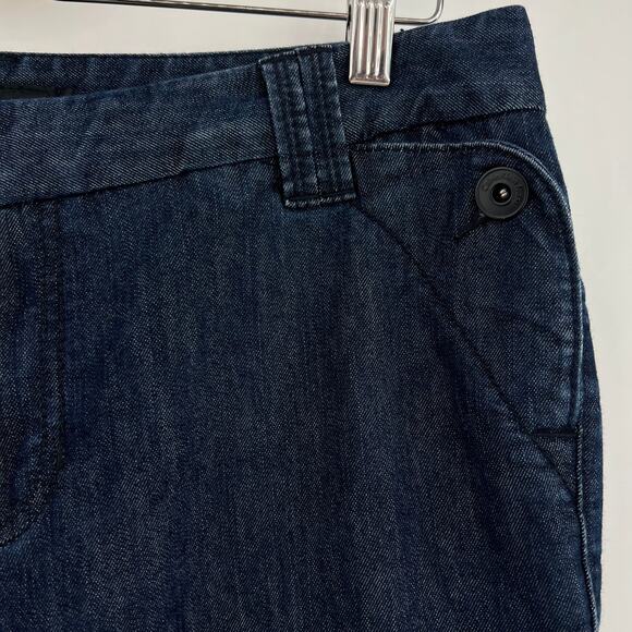 Calvin Klein Jeans (12) 34x31 Regular Wide Leg Jeans Blue Dark Wash Mid Rise - Picture 6 of 11